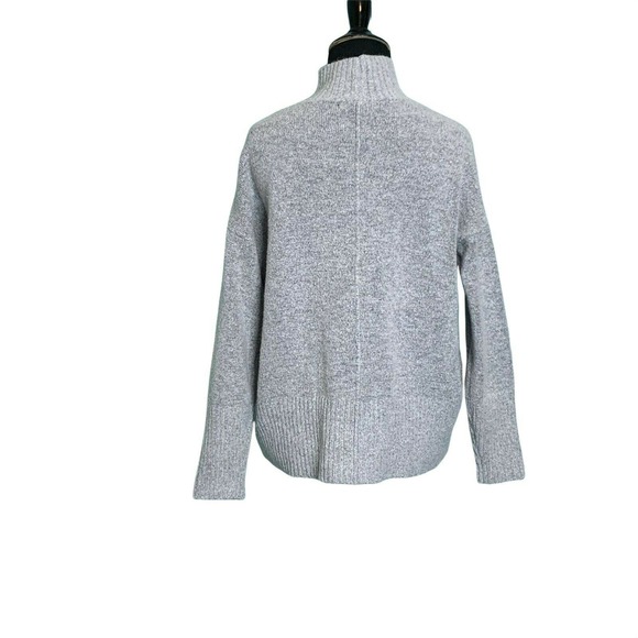 Romeo & Juliette Gray Long Sleeves High Neck Knit Sweater Size XS - Picture 2 of 10